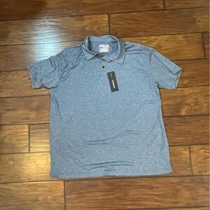 Cossniss 3XL  Blue Mens Polo Shirt Short Sleeve Polyester Golf Dress Lightweight